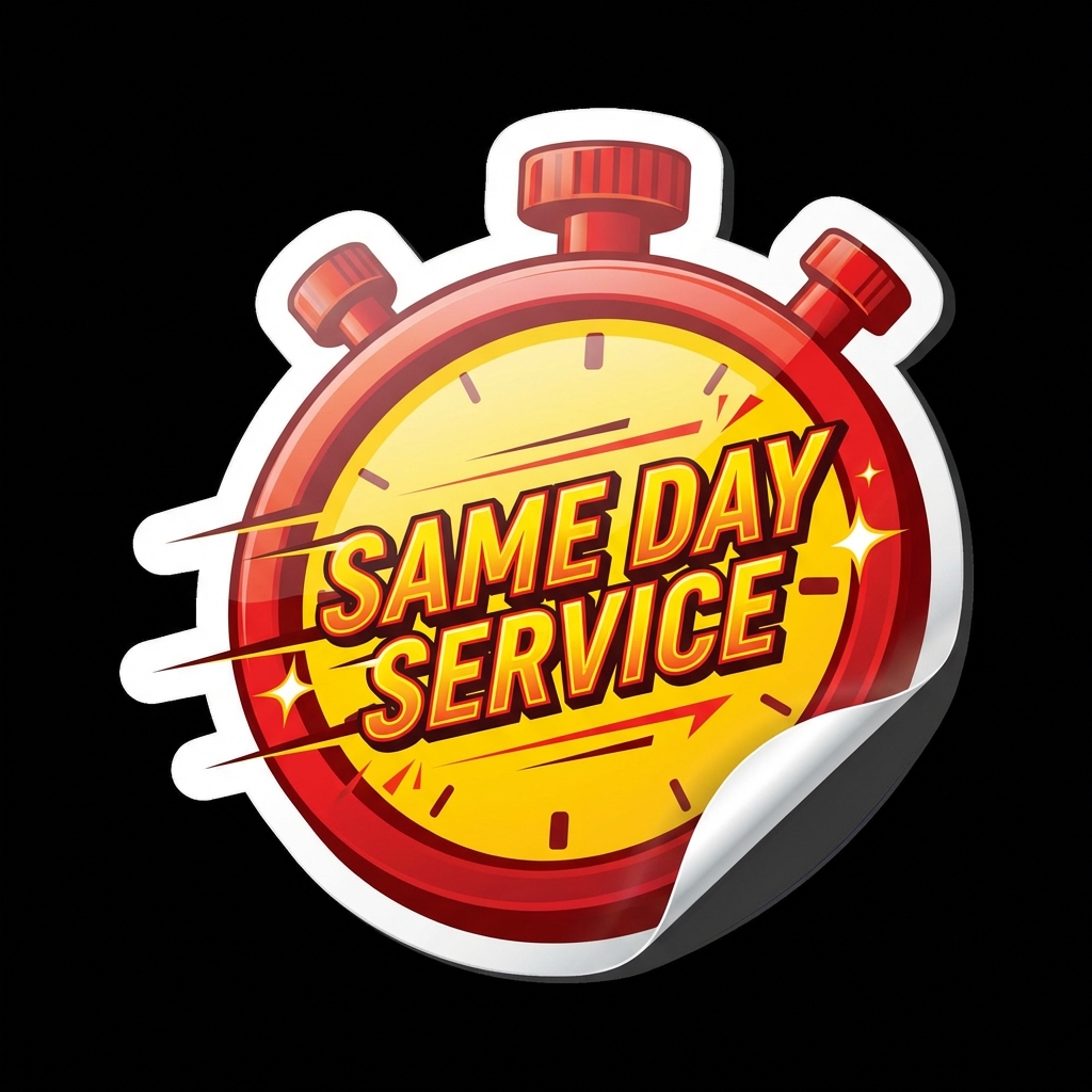 Same Day Service Available