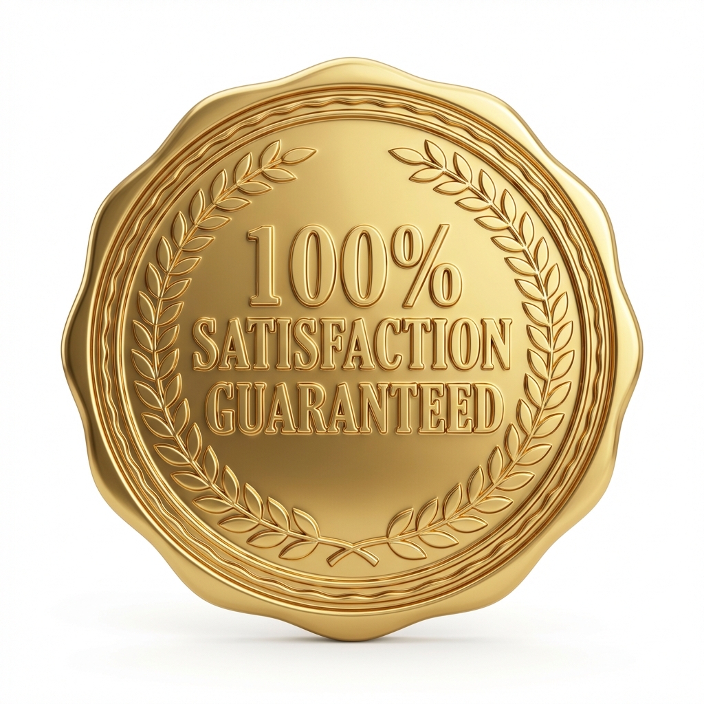100% Satisfaction Guaranteed